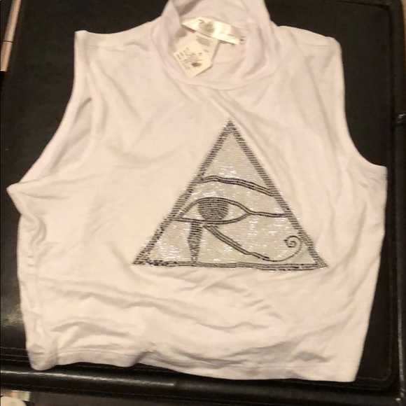 Evil eye crop top - Picture 2 of 2